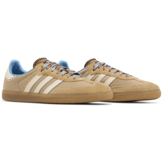 Wales Bonner x Adidas Samba Nylon desert white