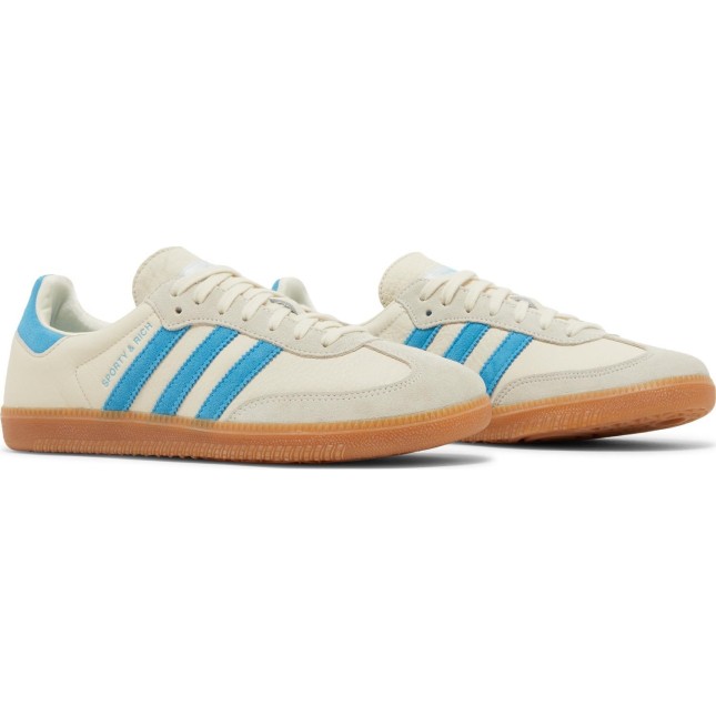 Sporty & Rich x Adidas OG cream blue