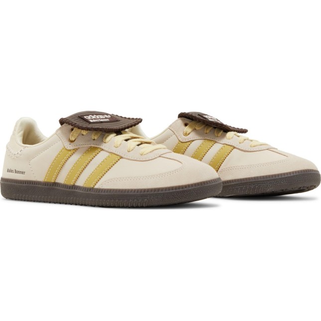 Wales Bonner x Adidas Samba ecru tint yellow