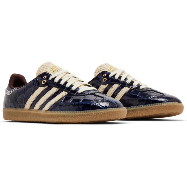Wales Bonner x Adidas Samba OG Croc collegiate navy
