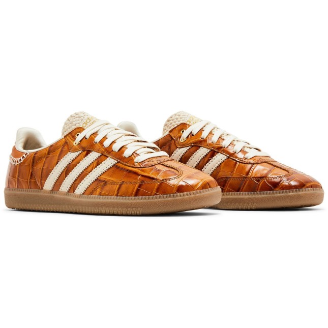 Wales Bonner x Adidas Samba OG Croc night brown