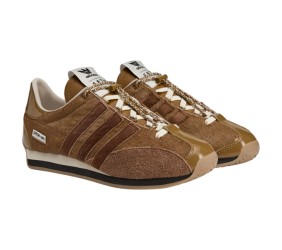 Adidas Originals Country OG x SFTM Pony Hair Pack maroon